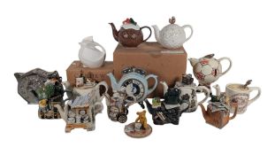 PAUL CARDEW - COLLECTION OF LATE 20TH / 21ST CENTURY NOVELTY TEAPOTS