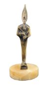 LATE 20TH CENTURY EGYPTIAN BRASS FIGURE OF OSIRIS