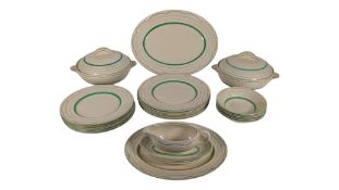 CLARICE CLIFF - 1930S ART DECO POTTERY DINNER SERVICE