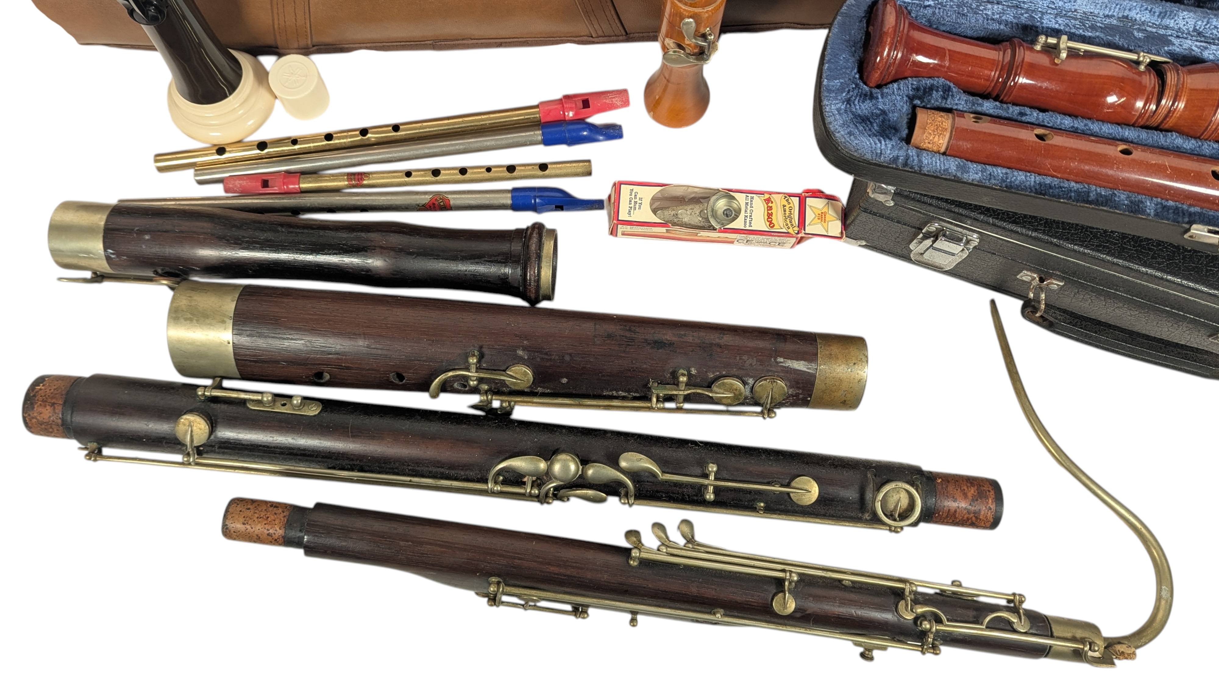 Collection of late 20th century vintage wind instruments. Comprising of ...