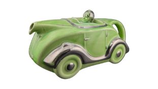1930S ART DECO SADLER RACING CAR NOVELTY TEAPOT