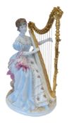 ROYAL WORCESTER - 1997 LIMITED EDITION GRACEFUL ARTS MUSIC BONE CHINA FIGURE