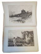 COLLECTION OF 19TH & 20TH CENTURY ETCHINGS, ENGRAVINGS & OTHER ARTWORK