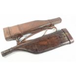 TWO EARLY 20TH CENTURY 'LEG O'MUTTON' SHOT GUN CASES