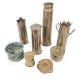 COLLECTION OF FIRST WORLD WAR BRITISH & GERMAN TRENCH ART