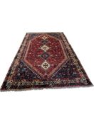 VINTAGE 20TH CENTURY PERSIAN ISLAMIC QASHQAI FLOOR RUG