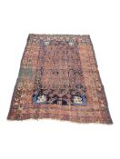 VINTAGE 20TH CENTURY PERSIAN ISLAMIC QASHQAI FLOOR RUG