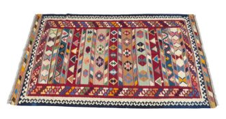 VINTAGE 20TH CENTURY SOUTH WEST PERSIAN QASHQAI KILIM RUG