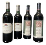 4 CALIFORNIA VINTAGE CABERNET SAUVIGNON: 1984 MOUNT VEEDER WINERY & 1986 ARROWOOD
