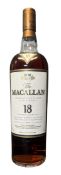 THE MACALLAN SINGLE HIGHLAND SCOTCH WHISKY 18 YEARS OLD, DISTILLED 1994