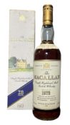 THE MACALLAN - 18 YEARS OLD SINGLE HIGHLAND MALT SCOTCH WHISKY DISTILLED 1972