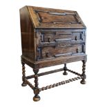 1920S OAK JACOBEAN REVIVAL BUREAU