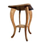 NIKKO - JAPANESE ARTS & CRAFTS CARVED TABLE