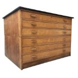 MID CENTURY ARCHITECTS PLAN CHEST OF DRAWERS