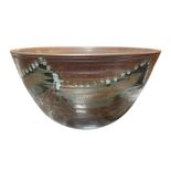 DAVID LLOYD-JONES (BRITISH 1928-1994) - LARGE STUDIO ART POTTERY BOWL