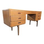 BRITISH MODERN DESIGN - MID CENTURY TEAK WRITING / DRESSING TABLE
