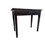 18TH CENTURY GEORGE III LOWBOY WRITING TABLE DESK