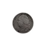 1824 LOUIS XVIII SILVER TWO FRANCS