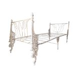 19TH CENTURY VICTORIAN CAST IRON DAY BED