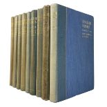 TIPPING, HENRY AVREY - ENGLISH HOMES - COMPLETE SET OF NINE VOLUMES - FIRST EDITIONS