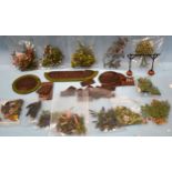 Britains Garden Series, a collection of lead flowers, trees, flower beds, etc.