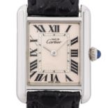 CARTIER Tank must Ref. 2461 "Christmas Limited Edition" mit Box und Papieren, 2001.