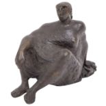 NUSS, FRITZ (1907-1999), "Sitzende im Tuch", 1971,
