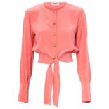 CHANEL VINTAGE Bluse, Gr. 38 (fr. 40).