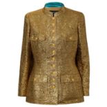 CHANEL BOUTIQUE VINTAGE Jacke, Gr. ca. 38/40, Koll.: A1996.