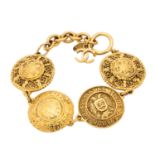 CHANEL VINTAGE Armkette, Koll. 1981 - 1985.