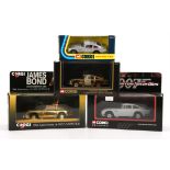 James Bond - Four Corgi die-cast vehicles comprising ; '30th Anniversary of Goldfinger' Aston