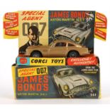 James Bond - Corgi die-cast Aston Martin D.B.5. (gold) with two passengers and 'Secret
