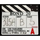 James Bond - (Die Another Day 2002), An "A" clapperboard from the production of Lee Tamahori's Bond