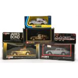 James Bond - Four Corgi die-cast vehicles comprising ; '30th Anniversary of Goldfinger' Aston
