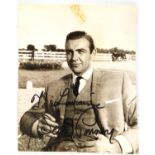 James Bond - (Goldfinger 1964), black and white photograph of Sean Connery by Arthur Evans,