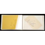 Large collection of various F1 and Motor Racing Autographs. 6 Autograph albums to include