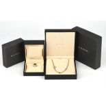Bulgari B-Zero pendant, designed as partially sprung, hallmarked 18 ct white gold, marked Bulgari,