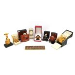 Vintage perfume bottles, comprising of two silver gilt 'Amouage' perfume bottles,