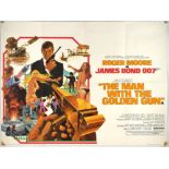 James Bond 007 - The Man with the Golden Gun (1974), British Quad Film Poster, artwork by Robert
