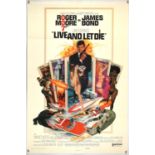 James Bond 007 - Live and Let Die (1973), US One Sheet Movie Poster, TA style, artwork by Robert