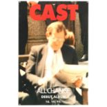 Cast, All Change, shop promo poster, 1995, 29.25 x 19.5 inches.