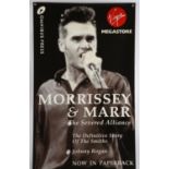 Morrissey & Marr the severed alliance, Virgin promo poster, 71 x 20 inches.
