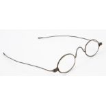 Harry Potter - film prop eye glasses with COA, formally from the collection of a member of the