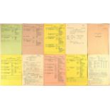 Gandhi (1982) Original Production Call Sheet and "Arrangements for Funeral Shooting",