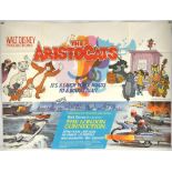 A Collection of 7 Walt Disney British Quad Film Posters. To Include - Bedknobs and Broomsticks,