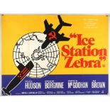 Ice Station Zebra (1968), British Quad Film Poster, folded, 30 x 40 inches