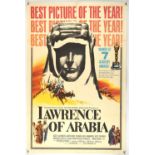 Lawrence of Arabia (1962), US One Sheet Movie Poster, Style D, artwork by Georges Kerfyser, folded,
