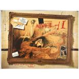 Withnail and I (1987), British Quad Film Poster, artwork by Ralph Steadman, unfolded,