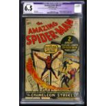 The Amazing Spider-Man No. 1 CGC Restored Grade 6.5 - Iconic premiere issue featuring the origin of
