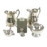 Selection of silver plated items & ornaments